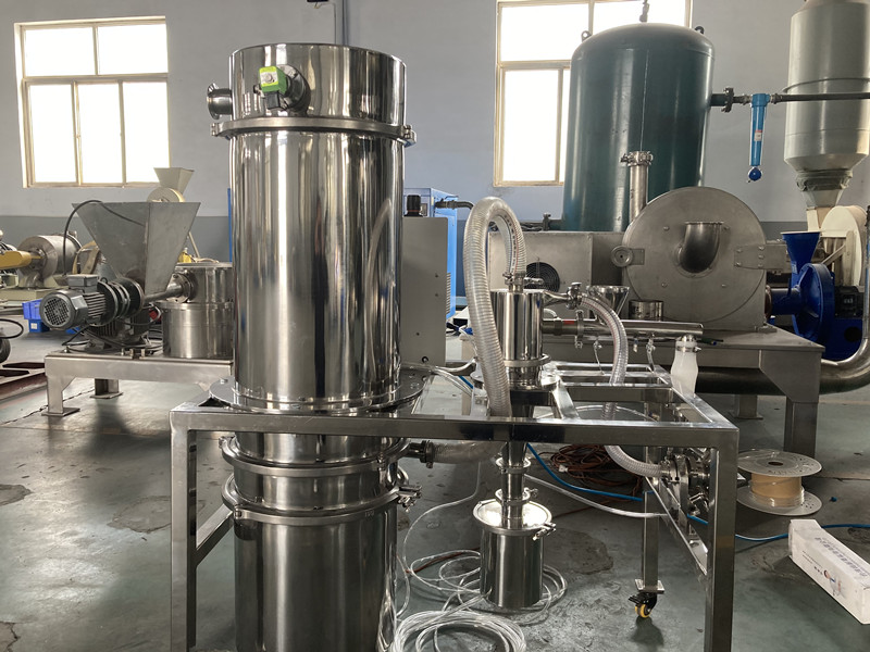 宁波某大学纳米二氧化钛团聚体解聚打散设备-MQP圆盘式气流粉碎机