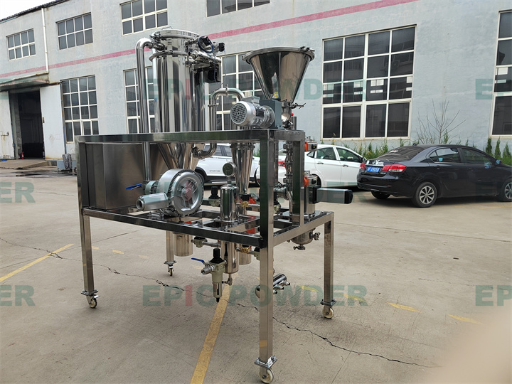 实验型圆盘式气流粉碎机