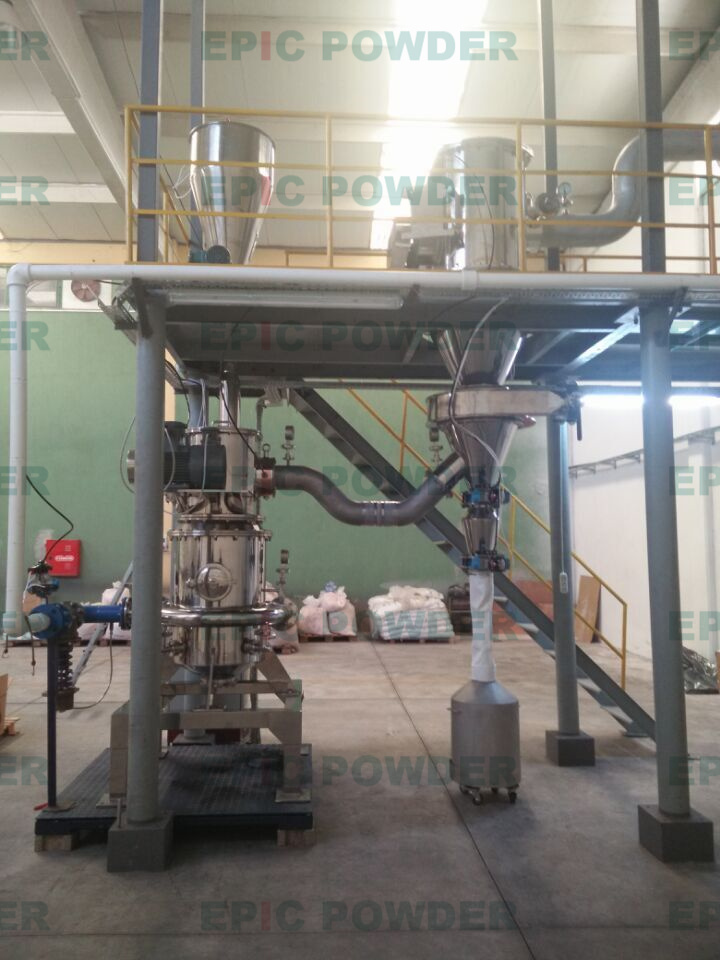 实验型圆盘式气流粉碎机