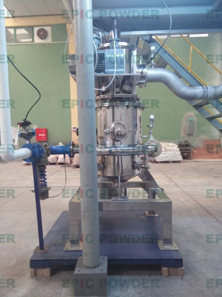 实验型圆盘式气流粉碎机