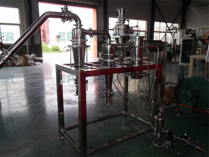 实验型圆盘式气流粉碎机